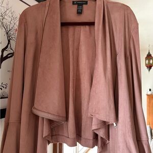 INC International Concepts Dusty Rose Waterfall Cape